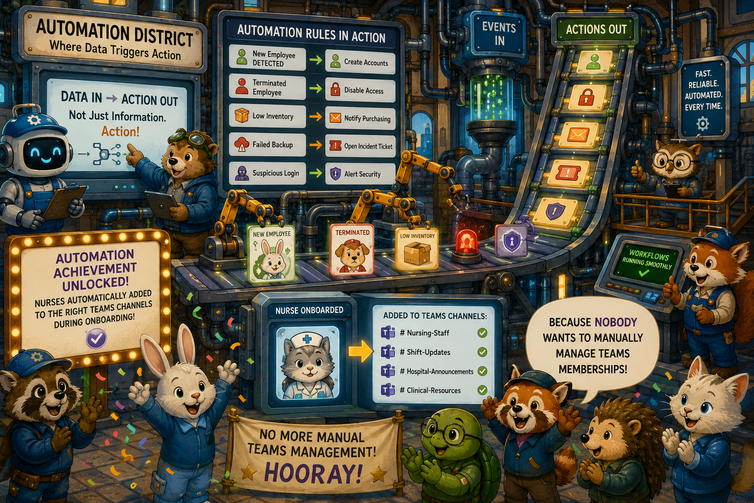 The Automation District turning data events into useful actions