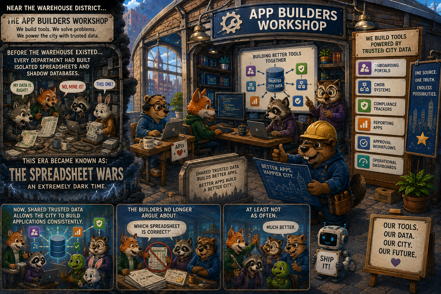 The App Builders Workshop creating trusted tools from shared city data
